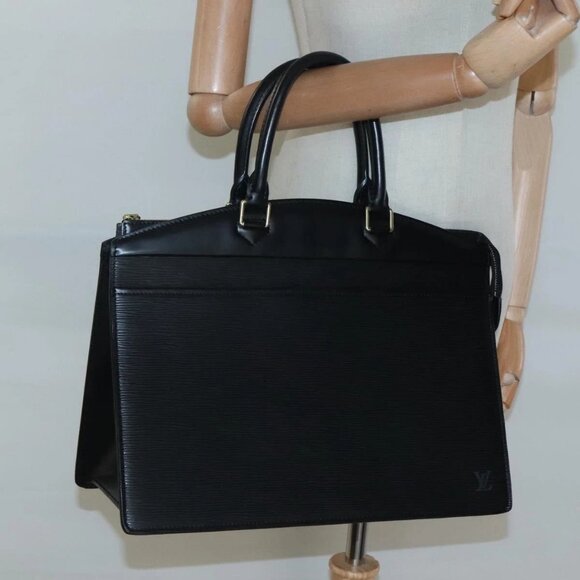 LOUIS VUITTON Epi Riviera Hand Bag Noir Black - Picture 14 of 16